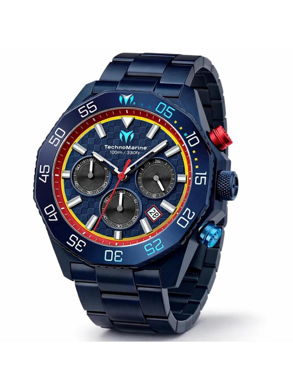 TechnoMarine Racing Legends Men's Watch - 44.2mm, Blue (TM-525018)